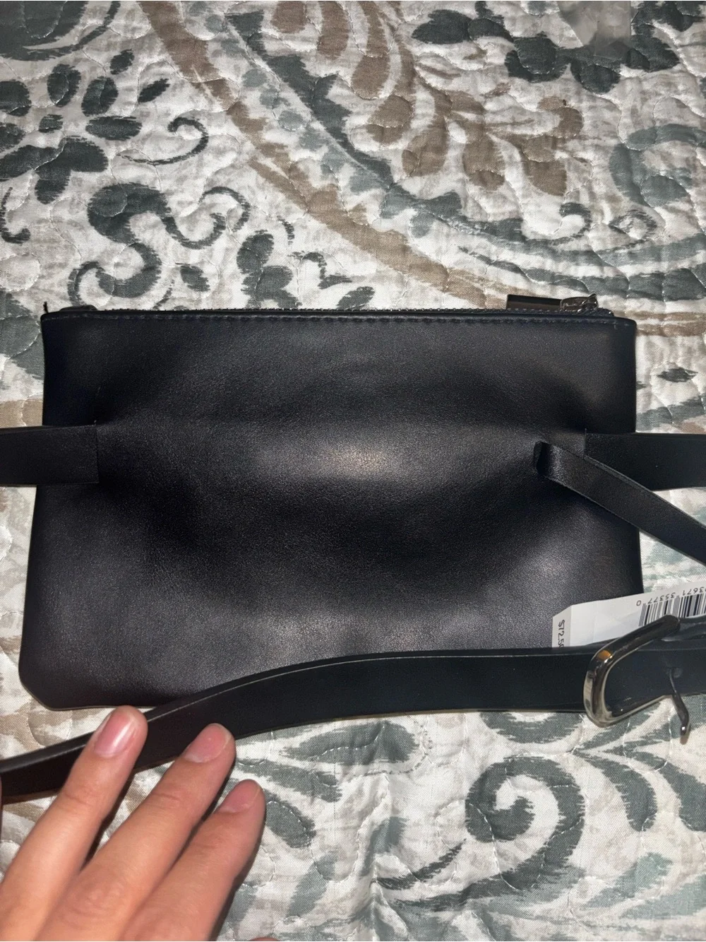 Calvin Klein Black Leather belt Bag